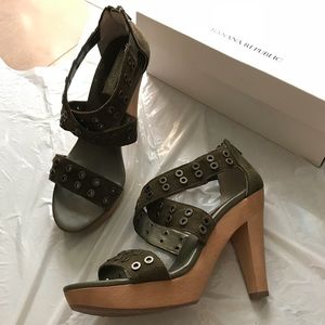 Banana Republic Bethel Suede Heel Sandals